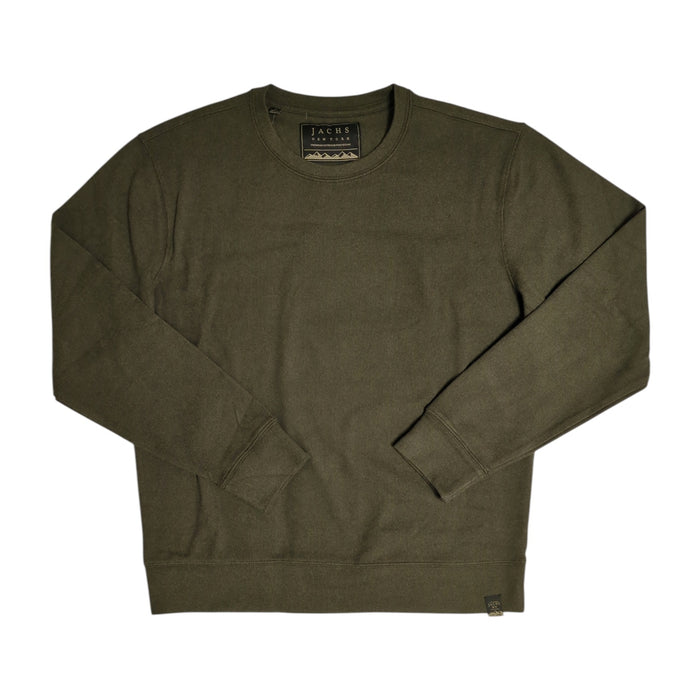 Jachs Men's Midweight Ultra Soft Relaxed Fit Crewneck Sweatshirt
