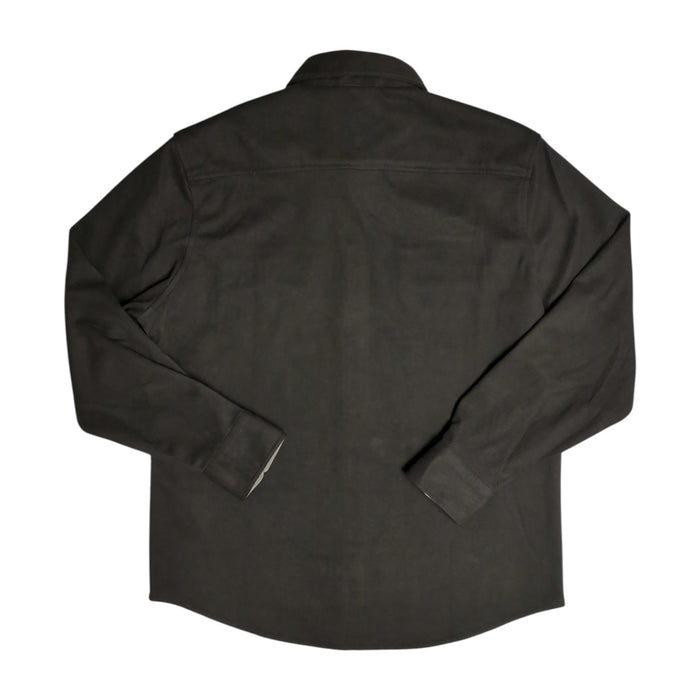 JACHS Men's Midweight Relaxed Fit Long Sleeve Button-Up Overshirt