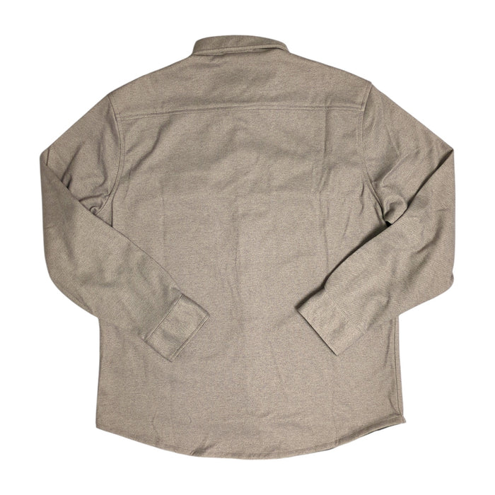 JACHS Men's Midweight Relaxed Fit Long Sleeve Button-Up Overshirt