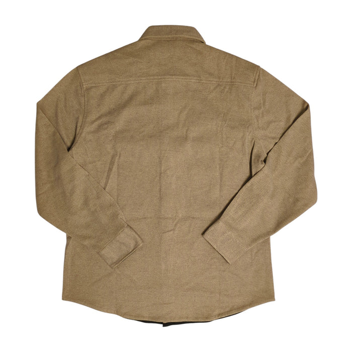 JACHS Men's Midweight Relaxed Fit Long Sleeve Button-Up Overshirt