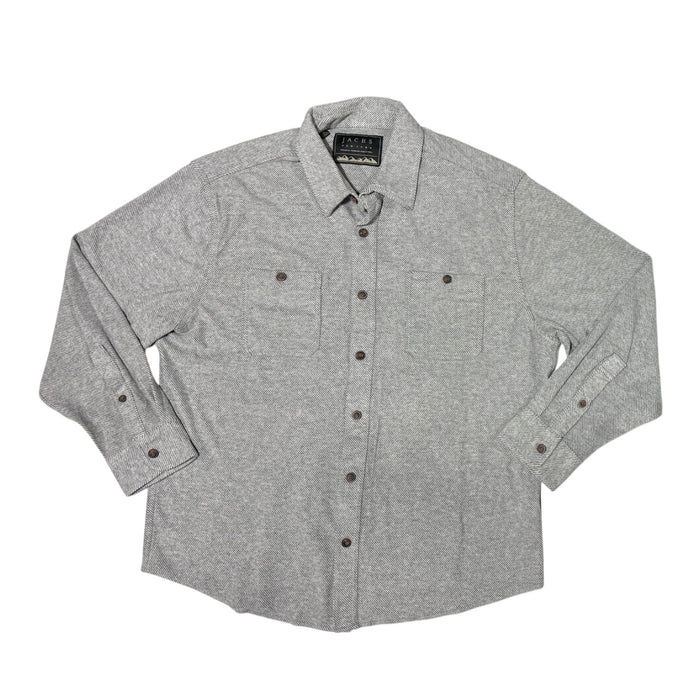 Jachs NY Men's Relaxed Fit Soft Touch Knit Long Sleeve Shirt