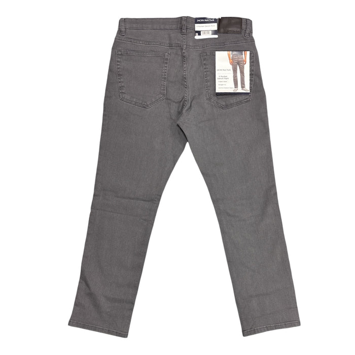 Jachs NY Men's Classic Fit Straight Leg 5 Pocket Denim Pant