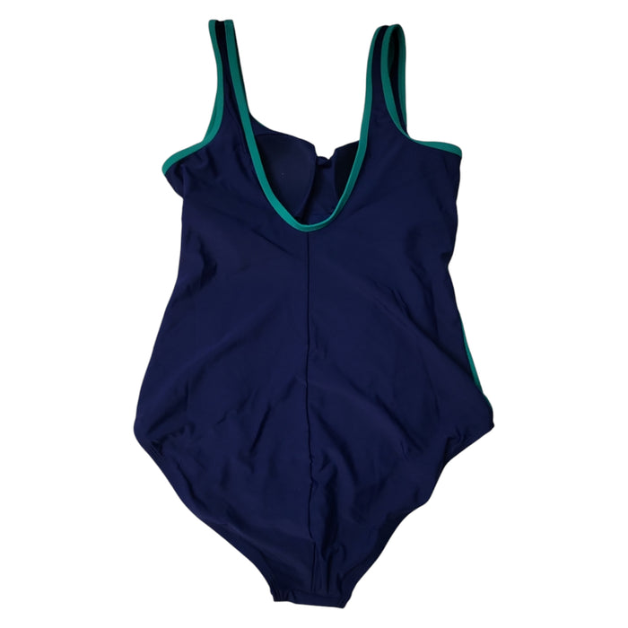 Lands' End Women's Fully Lined Scoop Neck One-Piece Swimsuit