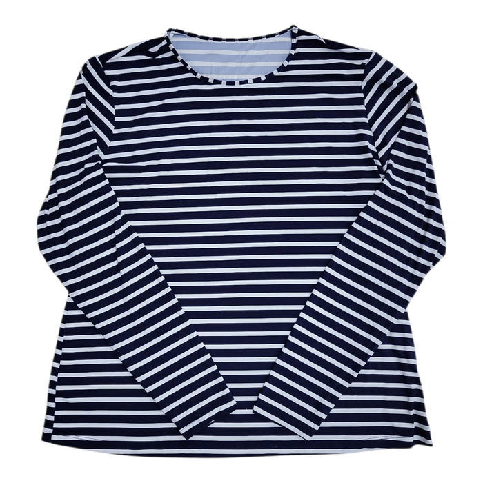 Lands' End Women's Long Sleeve UPF 50+ Pullover Rash Guard