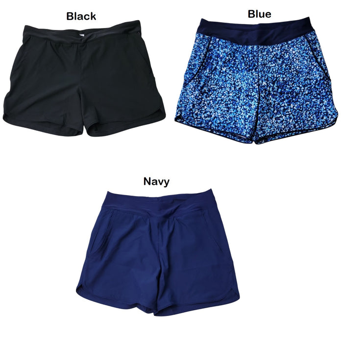 Lands' End Women's Stretch 5" Swim Board Short Bottoms