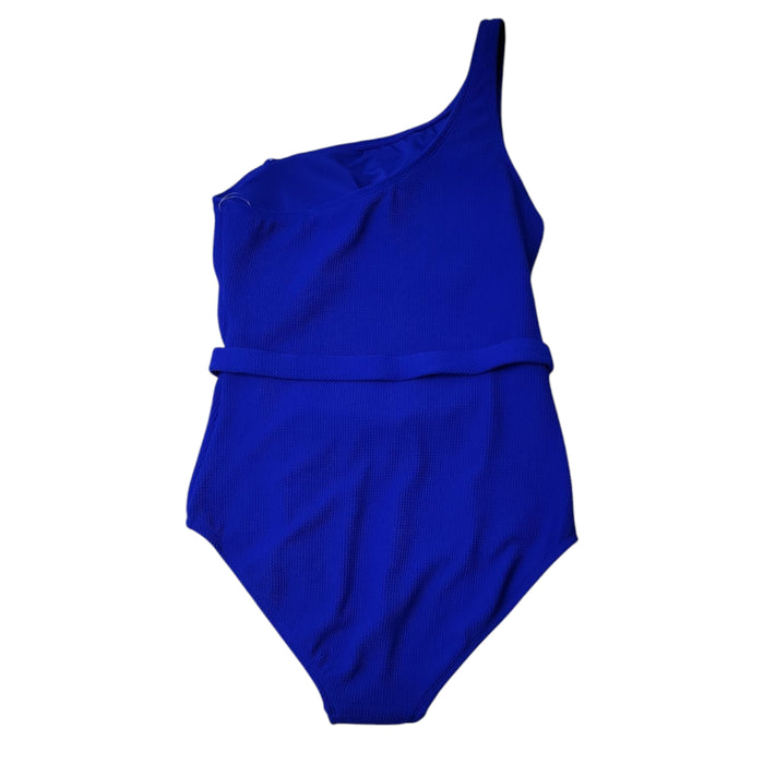 Loft Women's Asymmetrical Textured One-Piece Swimsuit