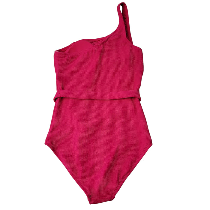 Loft Women's Asymmetrical Textured One-Piece Swimsuit