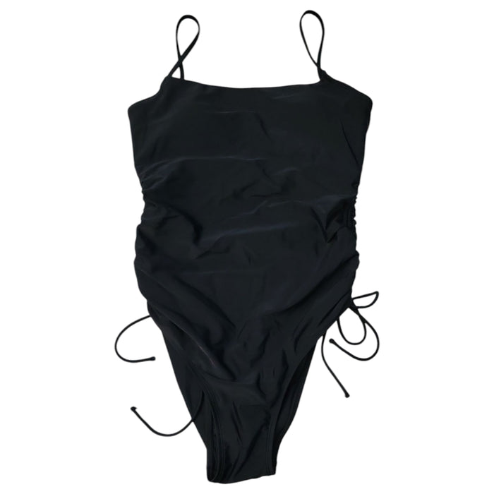 Loft Women's Shirred Side Tie Fully Lined One-Piece Swimsuit