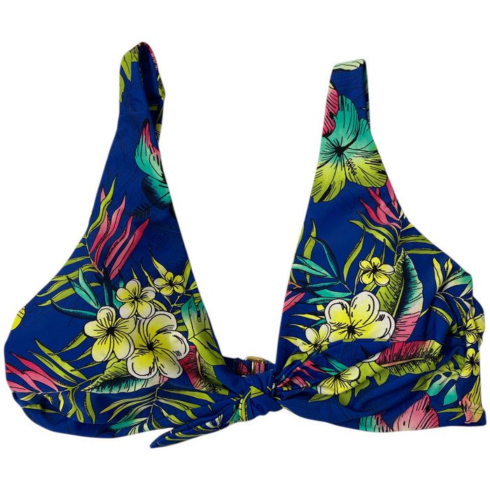 Loft Women's UPF 50+ Sun Protection Tie Front Bikini Top