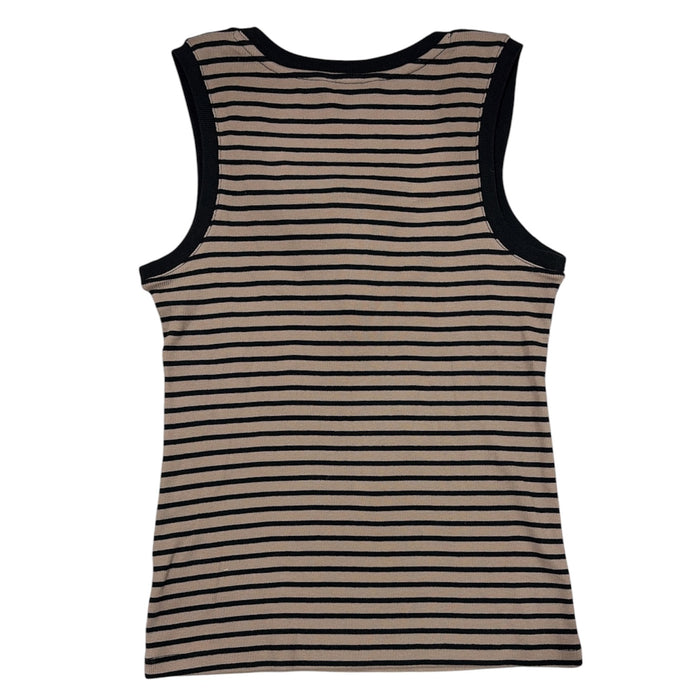 Lands' End Women's Lightweight Relaxed Fit Scoop Neck Ribbed Tank Top