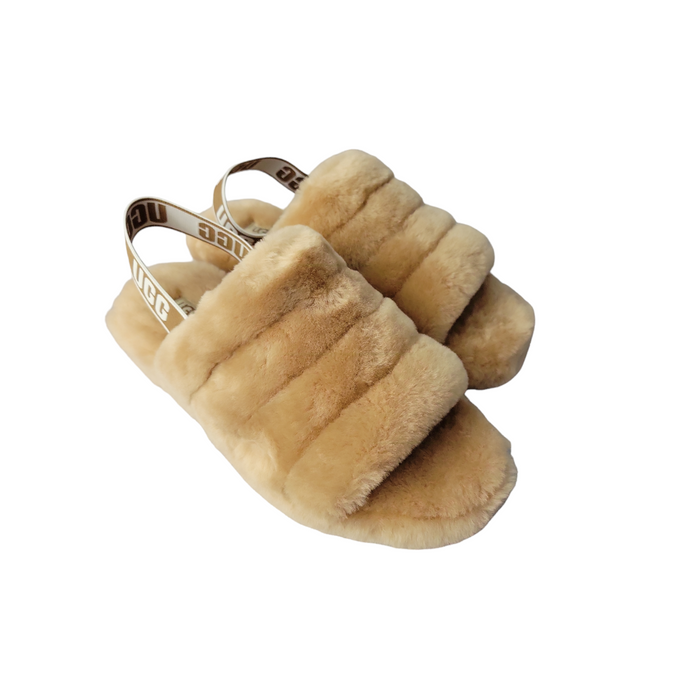 UGG Women's Fluff Yeah Slide Sheepskin Insole & Upper Slippers