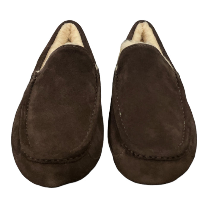 UGG Men's Slip On Wool Lined Indoor/Outdoor Suede Ascot Loafer Slipper ...