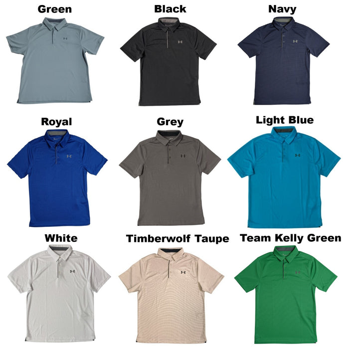 Under Armour Men's UA Rival Athletic Pullover Short Sleeve Polo, 1290140