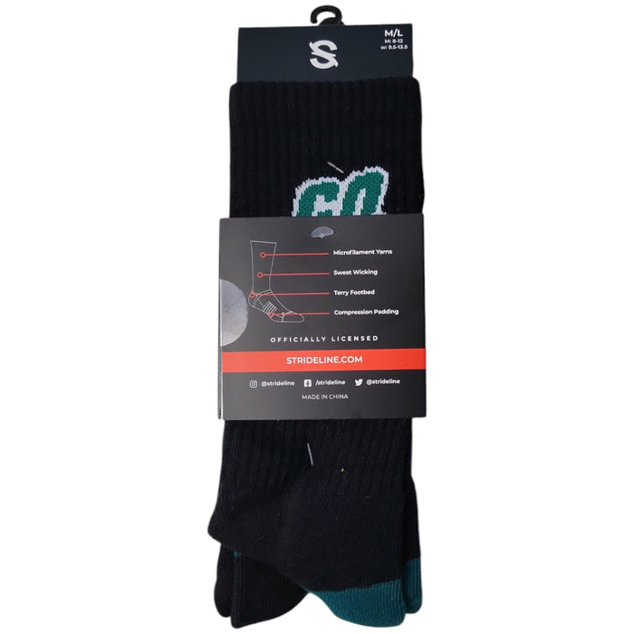 NFL Adult 2-Pack Moisture Wicking Contour Fit Crew Socks
