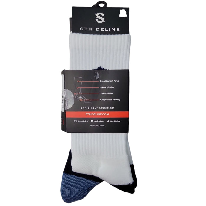 NCAA Adult 2-Pack Moisture Wicking Contour Fit Crew Socks
