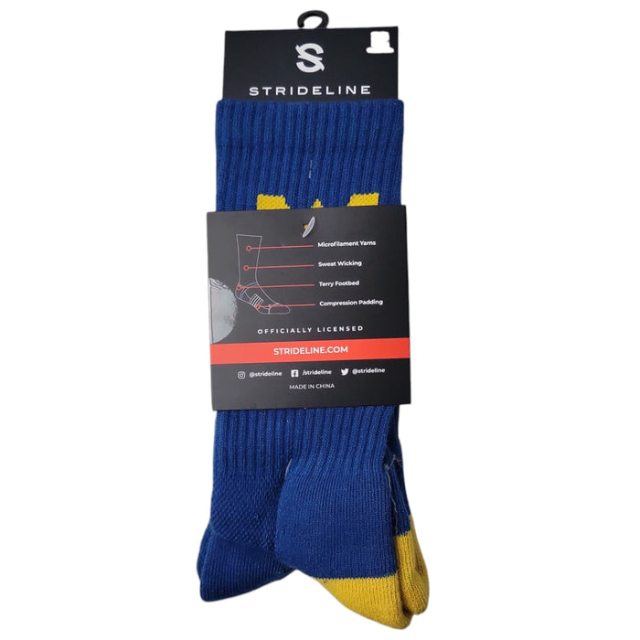 NCAA Adult 2-Pack Moisture Wicking Contour Fit Crew Socks