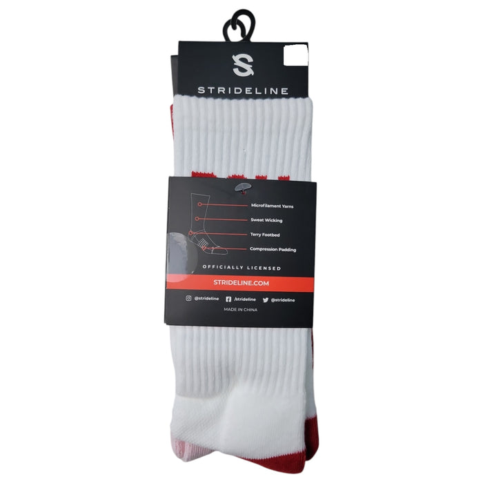 NCAA Adult 2-Pack Moisture Wicking Contour Fit Crew Socks