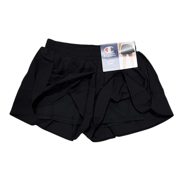 Champion Girls Lightweight Flutter Hem Hidden Cartwheel Liner Active Shorts