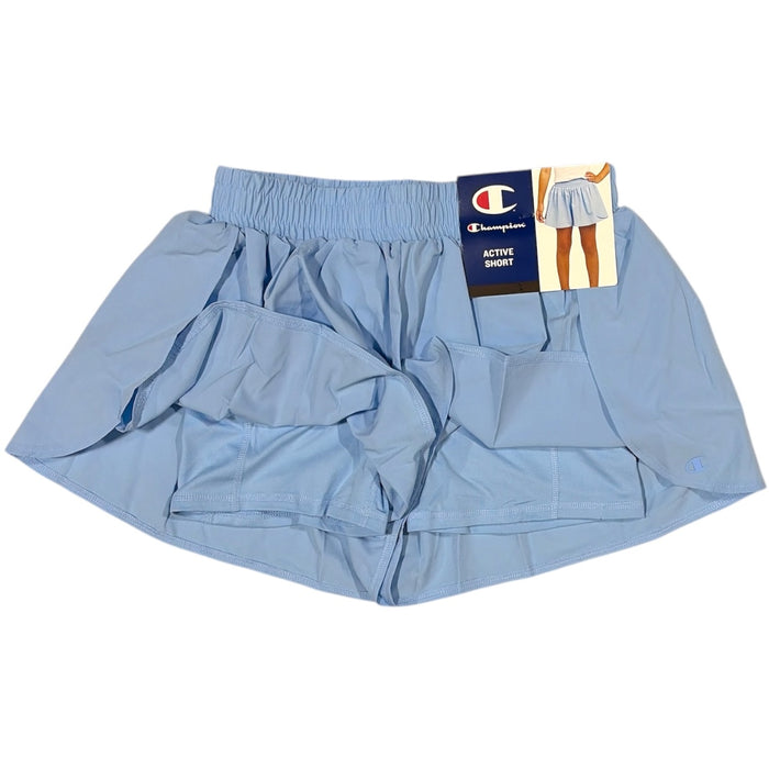 Champion Girls Lightweight Flutter Hem Hidden Cartwheel Liner Active Shorts