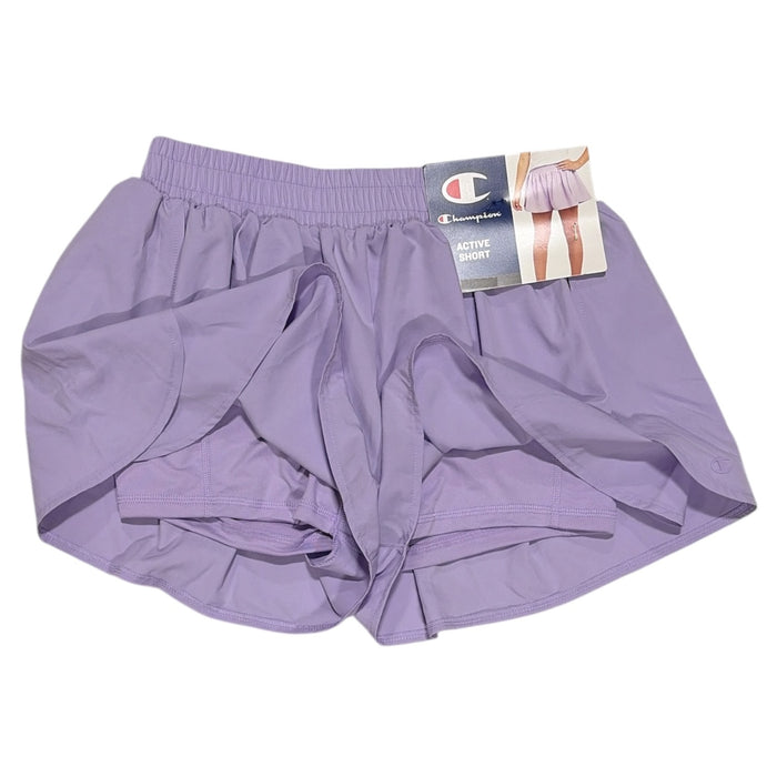 Champion Girls Lightweight Flutter Hem Hidden Cartwheel Liner Active Shorts