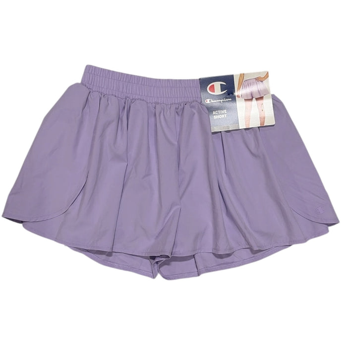 Champion Girls Lightweight Flutter Hem Hidden Cartwheel Liner Active Shorts