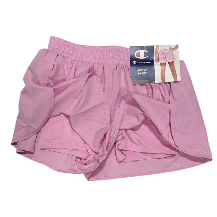 Champion Girls Lightweight Flutter Hem Hidden Cartwheel Liner Active Shorts