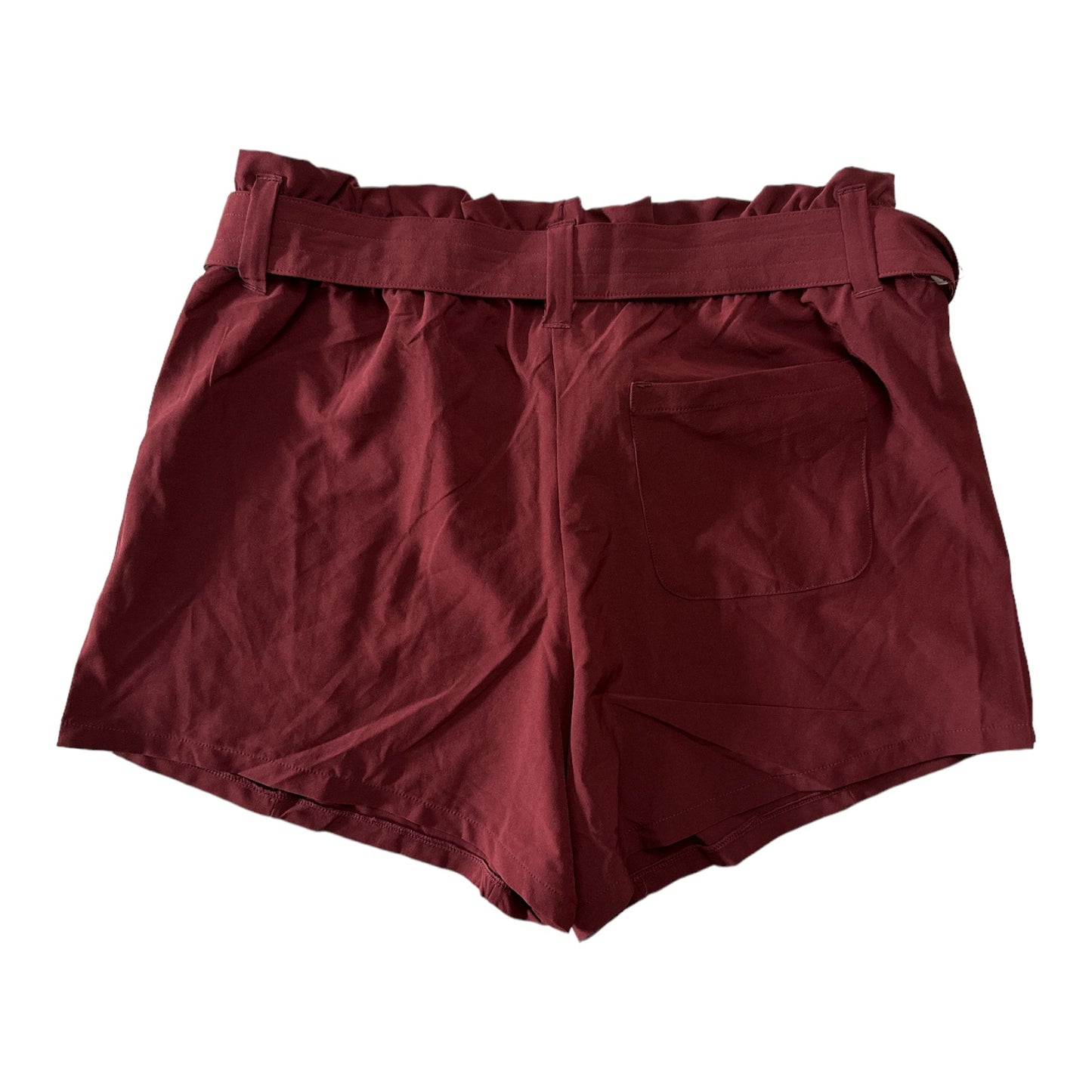 90 Degrees Women's Pull-On Paperbag Tie Waistband Shorts