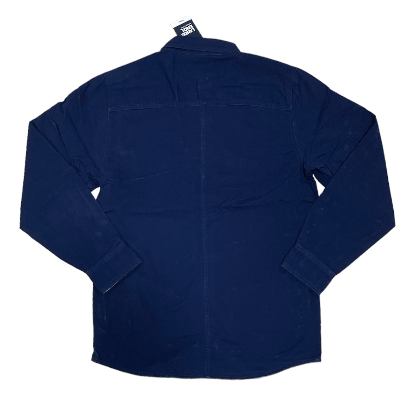 Land's End Men's Flannel Lined Long Sleeve Work Shirt Jacket