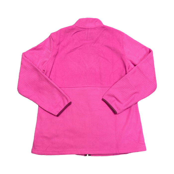 Land's End Women's Long Sleeve Full Zip Grid Fleece Jacket