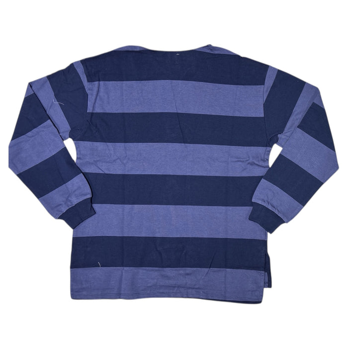 Lands' End Women's 100% Cotton Long Sleeve Rugby Polo Top