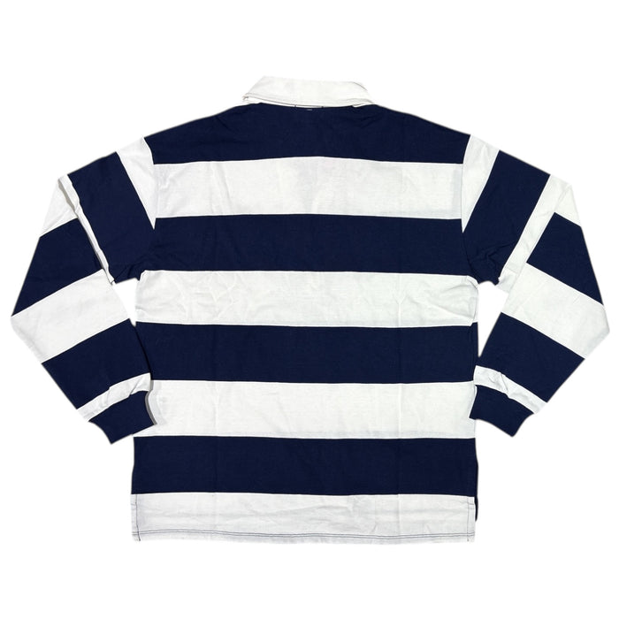 Lands' End Women's 100% Cotton Long Sleeve Rugby Polo Top