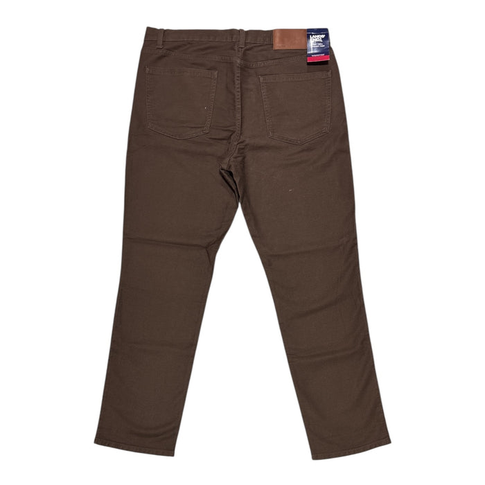 Lands End Men's Comfortable Knit Twill Tapered Classic Fit 5 Pocket Pant