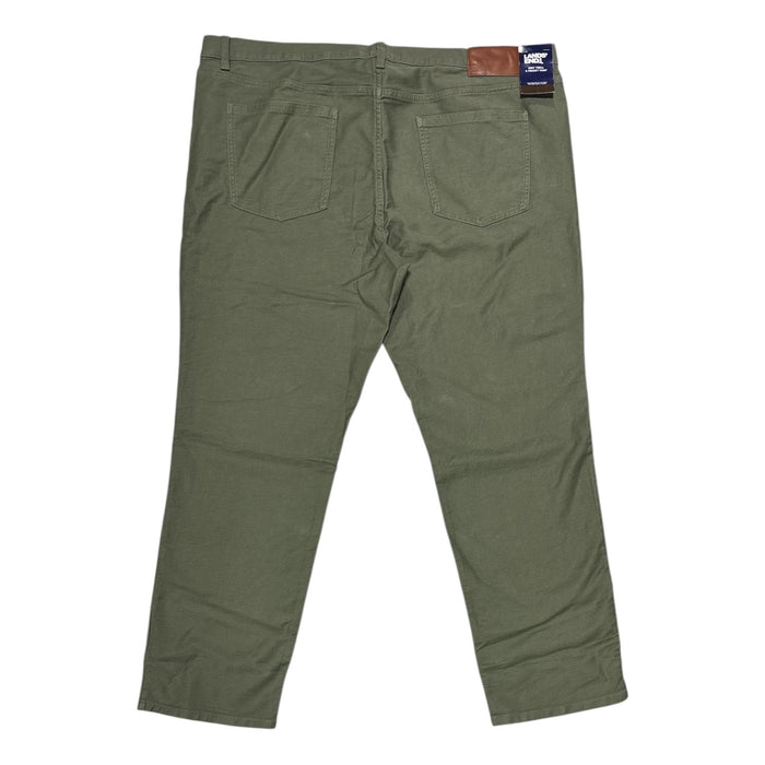 Lands End Men's Comfortable Knit Twill Tapered Classic Fit 5 Pocket Pant