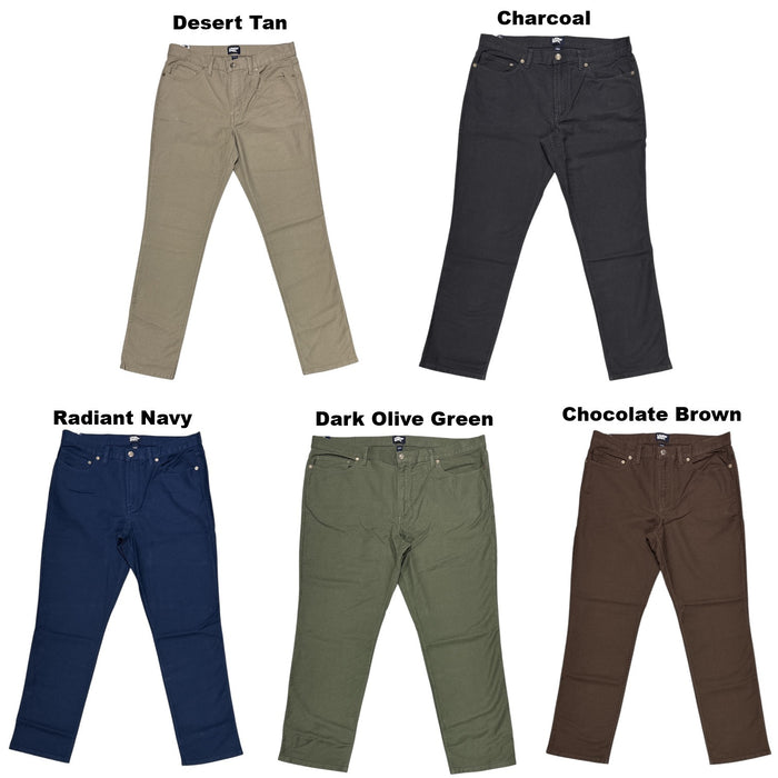 Lands End Men's Comfortable Knit Twill Tapered Classic Fit 5 Pocket Pant