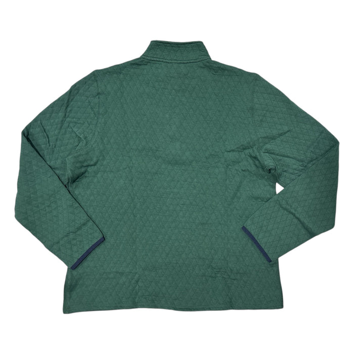 Lands' End Men's Quilted Mock Neck Classic Fit Quarter Zip Pullover