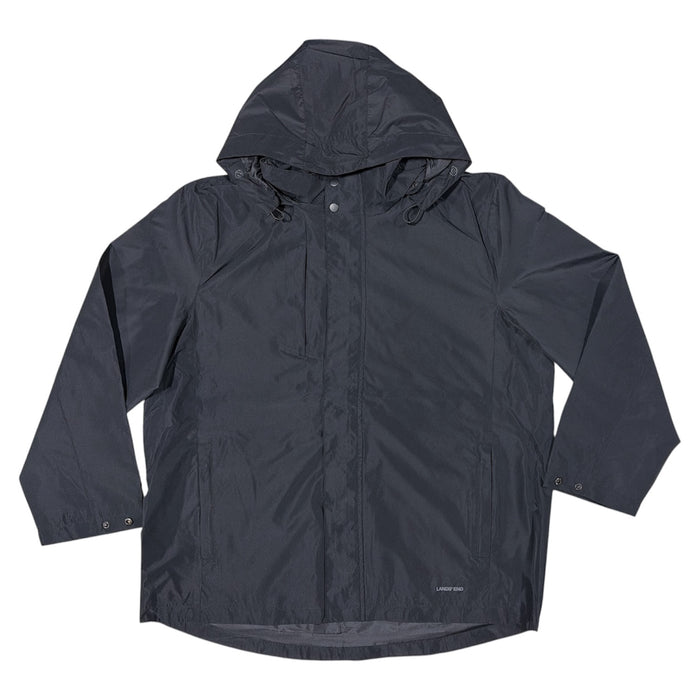 Lands' End Men's Lightweight Breathable Regular Fit Rain Jacket