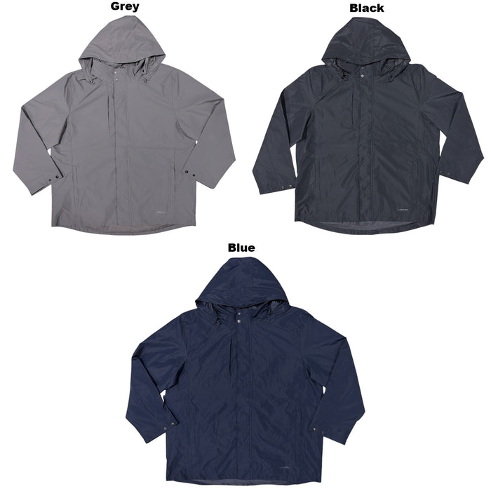 Lands' End Men's Lightweight Breathable Regular Fit Rain Jacket