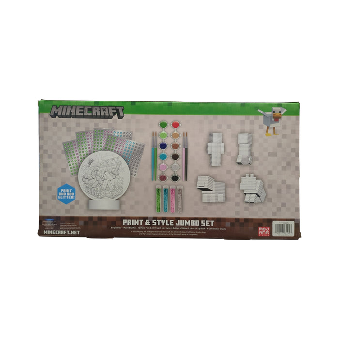 Innovative Designs Paint & Style Jumbo Set, 5 Figurines/4 Brushes/12 Paint Pots