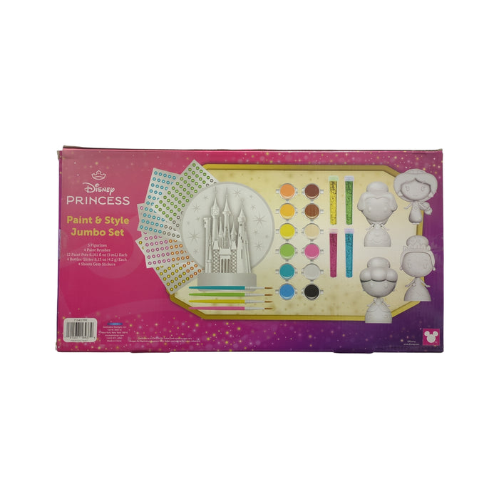 Innovative Designs Paint & Style Jumbo Set, 5 Figurines/4 Brushes/12 Paint Pots