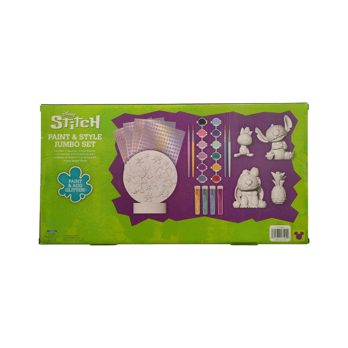 Innovative Designs Paint & Style Jumbo Set, 5 Figurines/4 Brushes/12 Paint Pots