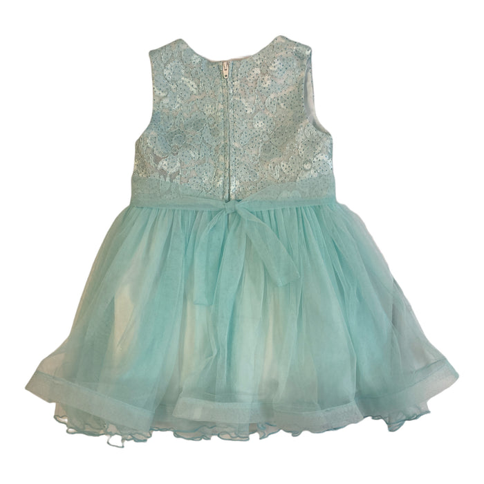 Jessica Ann Girl's Lace To Mesh Ballerina Special Occasion Dress