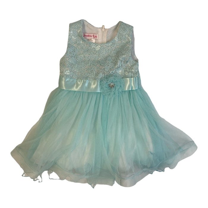 Jessica Ann Girl's Lace To Mesh Ballerina Special Occasion Dress
