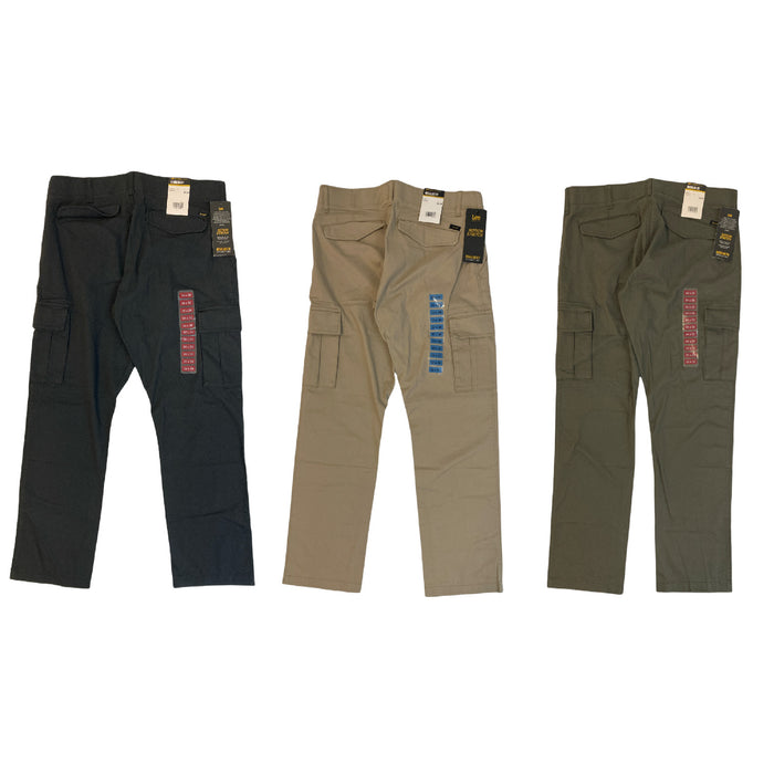 Lee Premium Regular Fit Motion Elastic Waistband Stretch Twill Cargo Pant