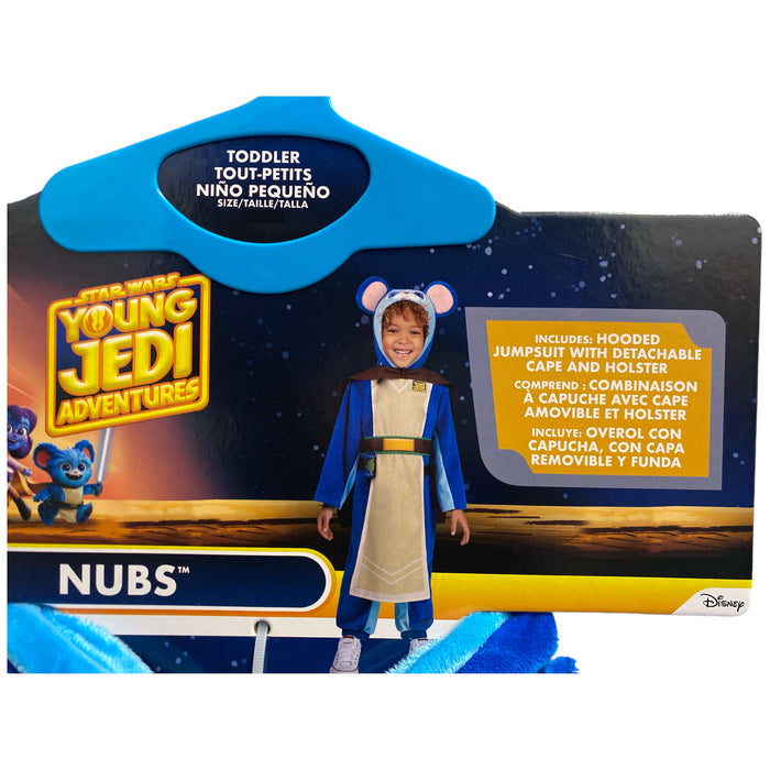 Disney Toddlers Star Wars Nubs Costume, with Hooded Jumpsuit, Cape, & Holster