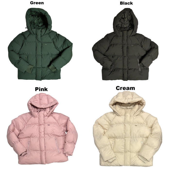 Levi's Women's Midweight Quilted Puffer Jacket with Stand Collar & Hood