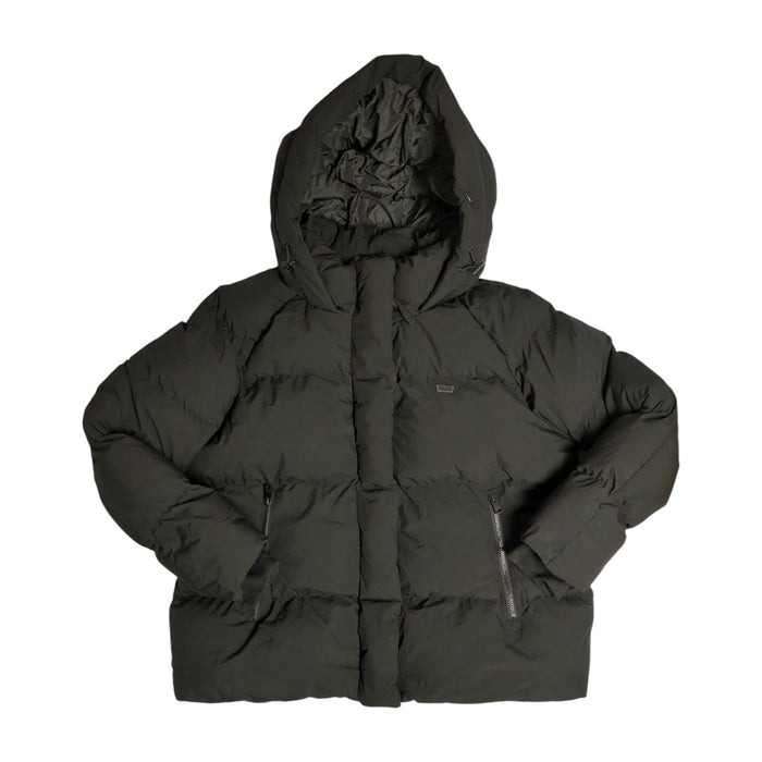 Levi's Women's Midweight Quilted Puffer Jacket with Stand Collar & Hood