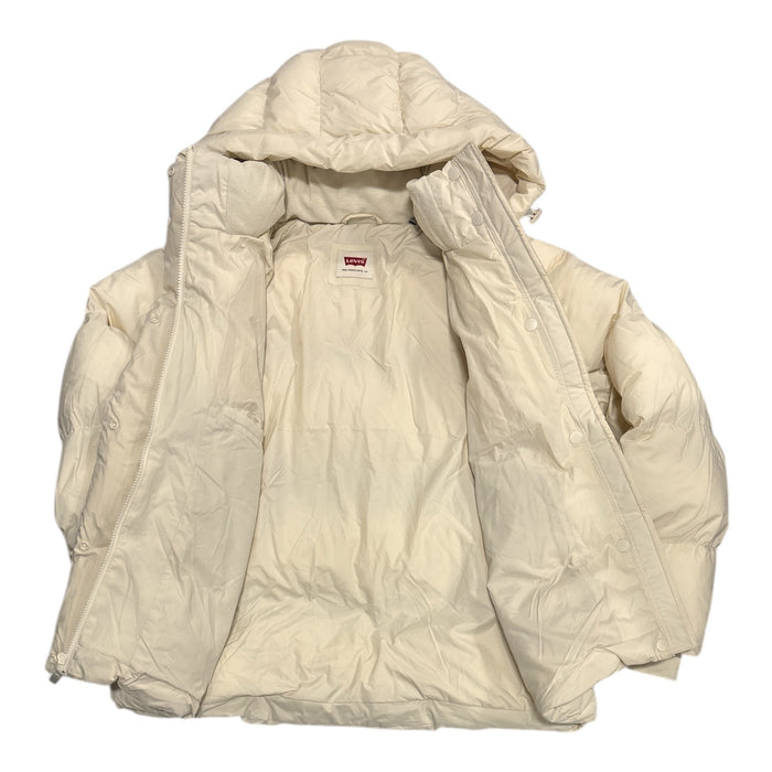 Levi's Women's Midweight Quilted Puffer Jacket with Stand Collar & Hood