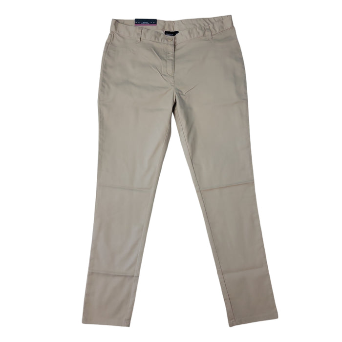 Nautica Juniors Zip & Button Closure Adjustable Waistband Uniform Pant