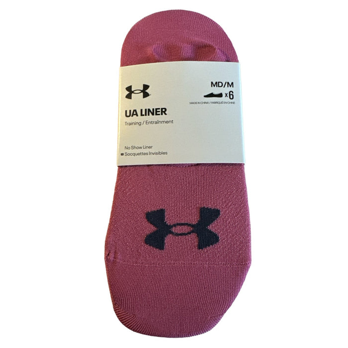 Under Armour Women's 6 Pack Essential Ultra Low Liner Socks