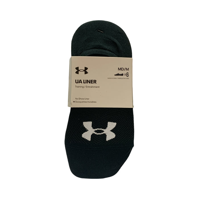 Under Armour Women's UA Breathable Liner No Slip No Show Socks, 6 Pairs, U3944S6